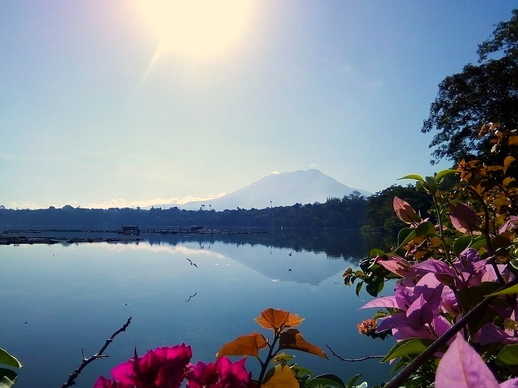 Sampaloc Lake and Mt. Banahaw
