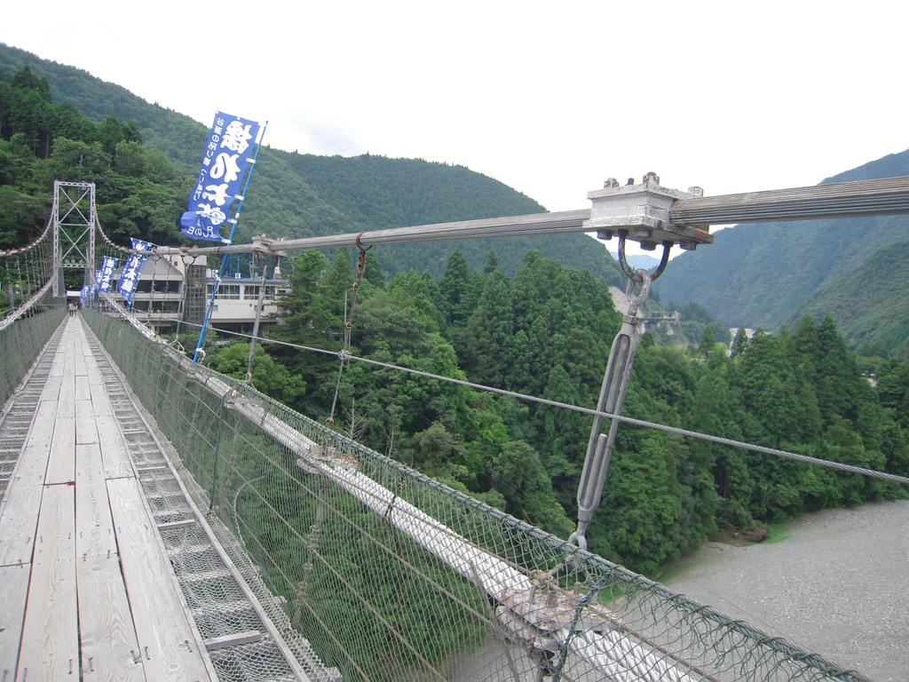 Suspension bridge of Tanize 2010.07.28 - 35