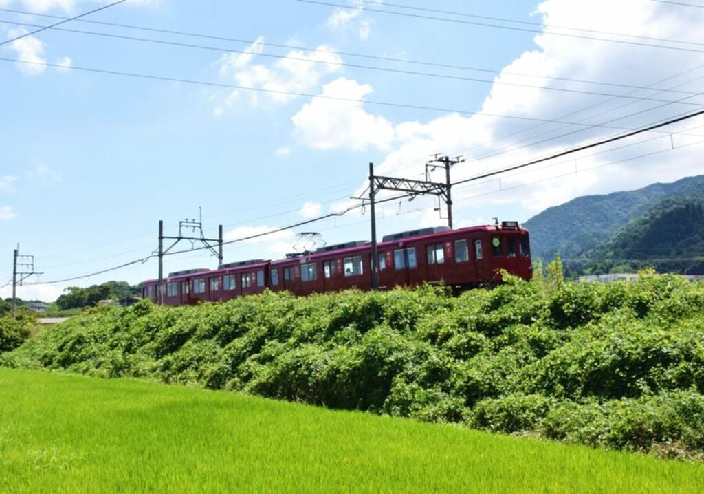 Take a scenic train ride on the Yoro Railway
