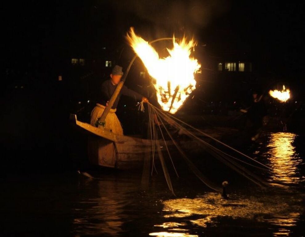 Go cormorant fishing in the Nagara River