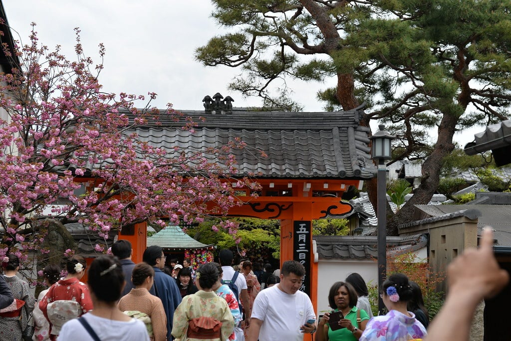 Up ahead is the Three Monkeys temple, I was told