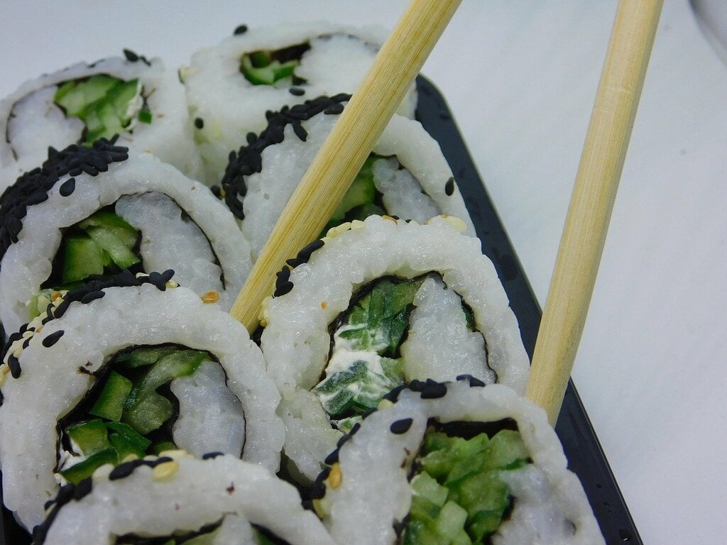 Vegetable sushi