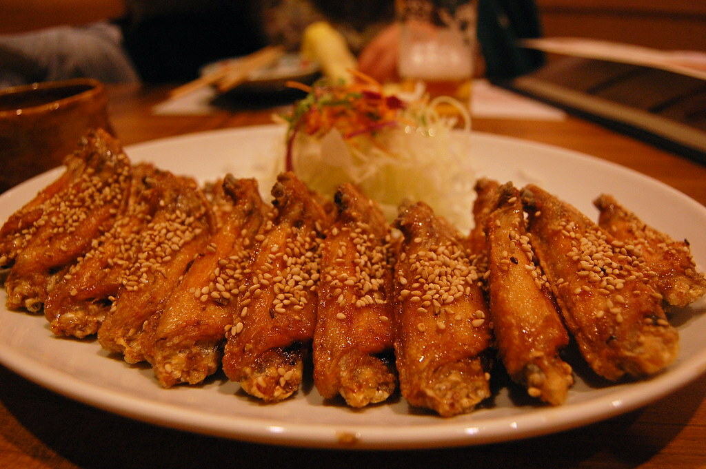 Tebasaki Fried chicken wing Huuraibou at Nagotya city