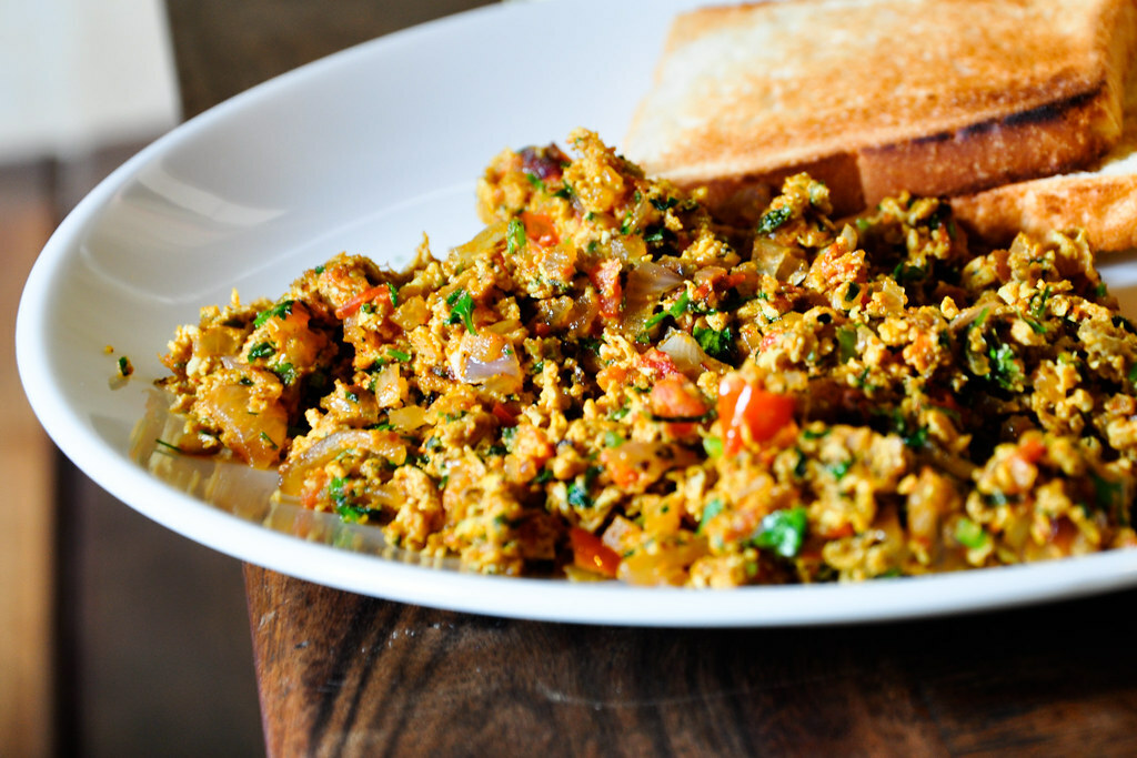 Spicy egg bhurji @ the eggfactory
