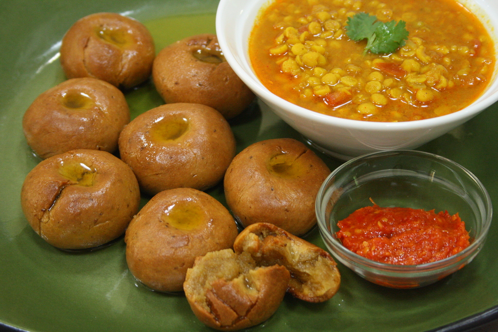 Baati with Dal