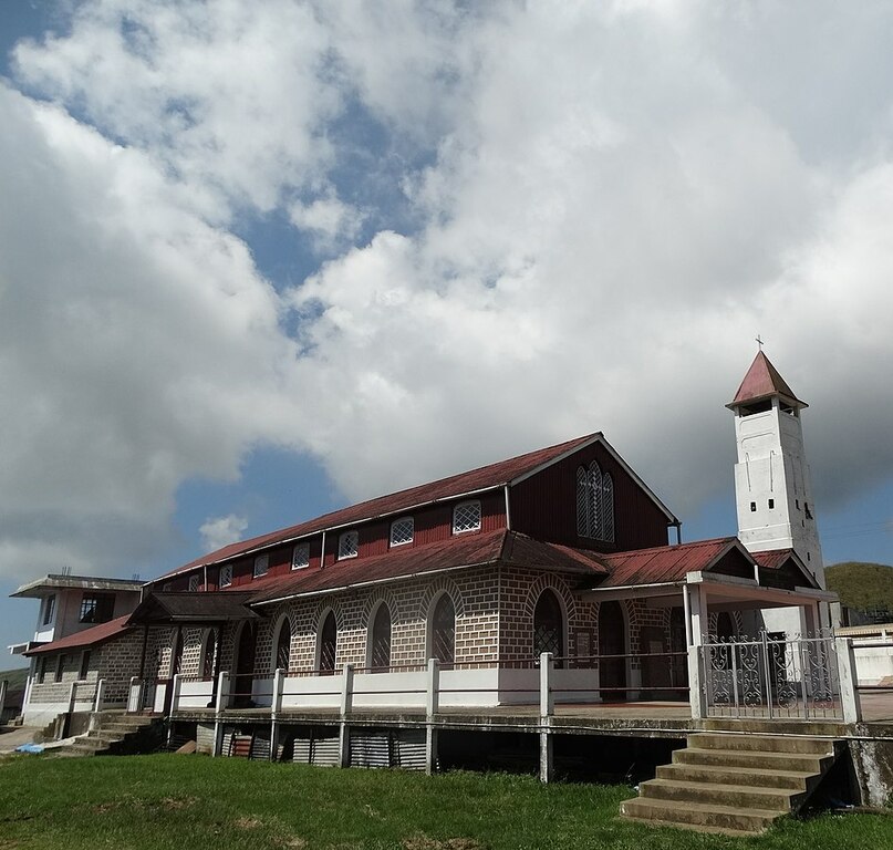 Nongsawlia Presbyterian Church, East Khasi hills district, Meghalaya, India