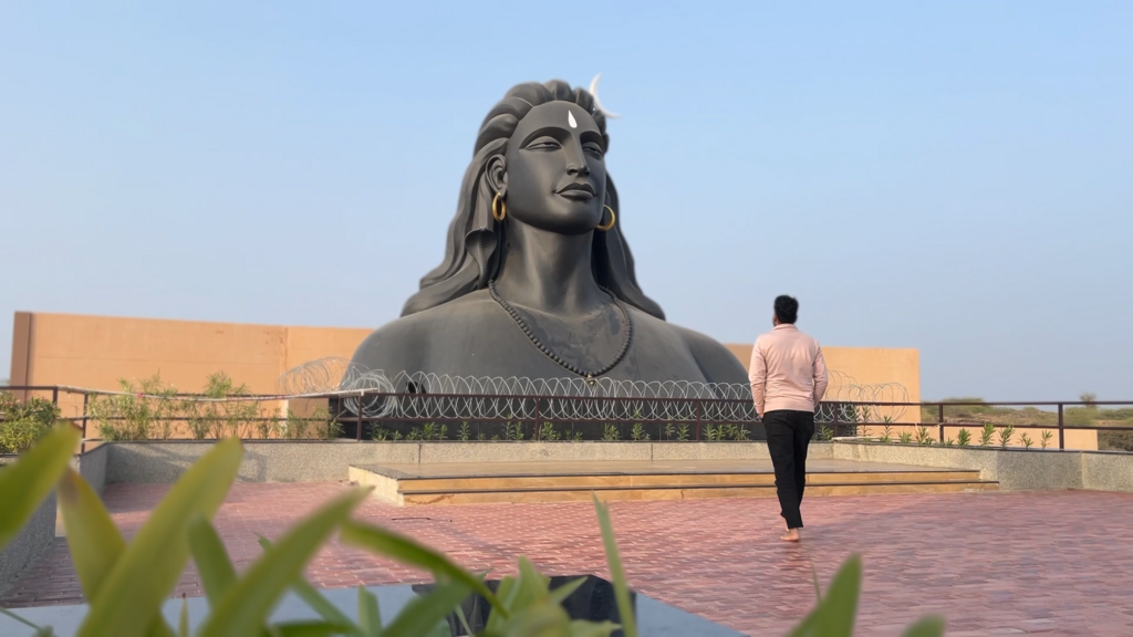 Replica of the Adiyogi in Coimbatore. Here there's no entry fee