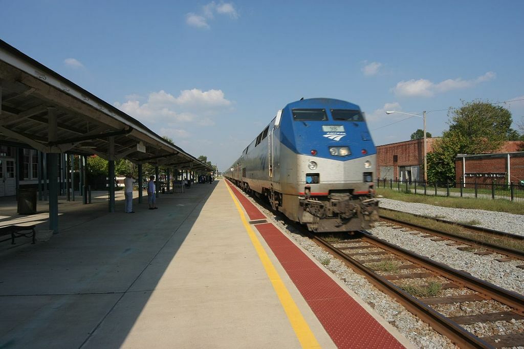 Amtrak Palmetto Number 89 in Wilson North Carolina