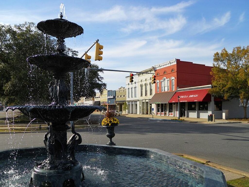 MacMonnie's Fountain Eufaula Alabama