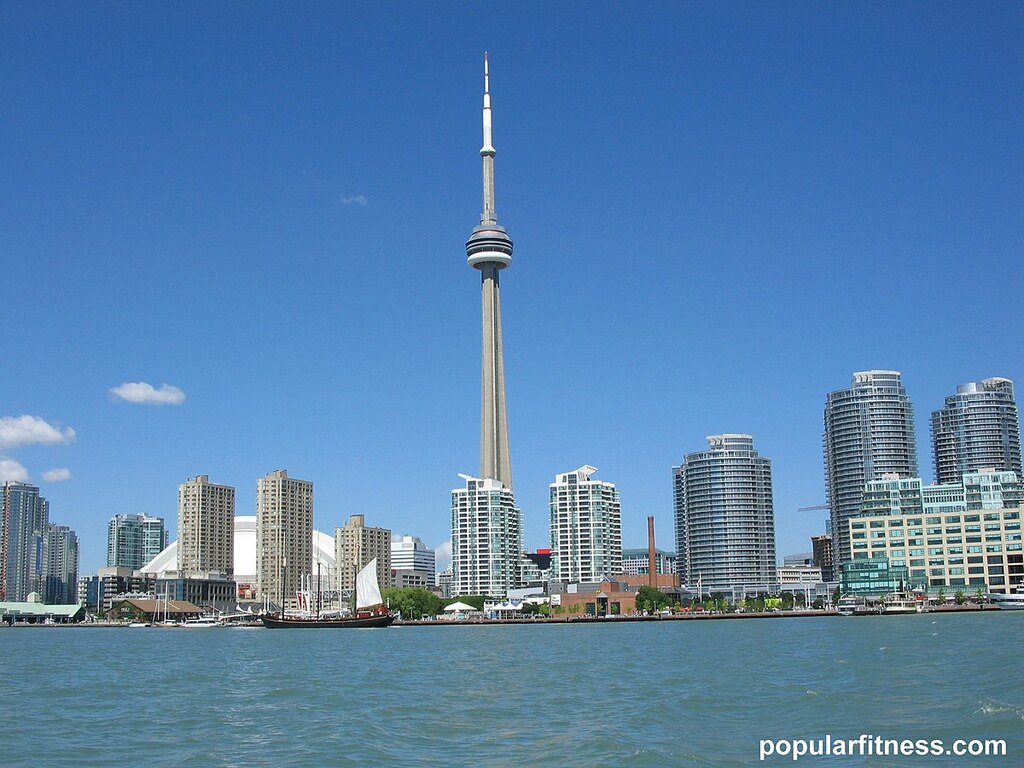 Toronto Waterfront CN Tower view from lake (3290024459)