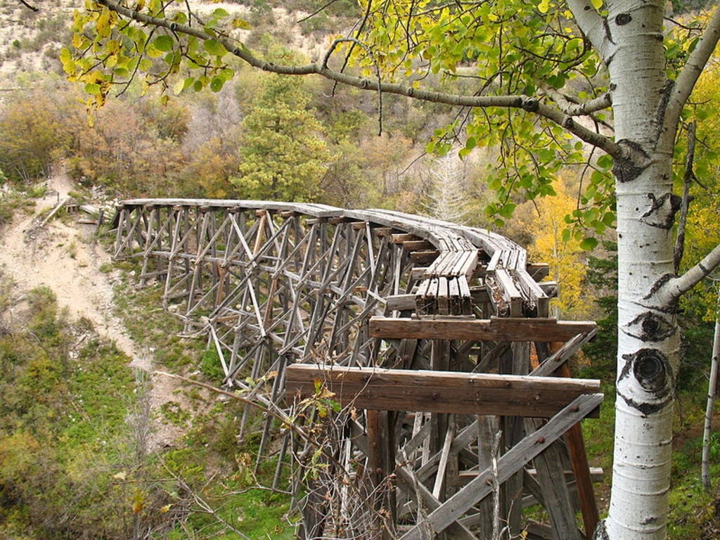 Near Cloudcroft MT - Mexican Canyon Railroad Trestle