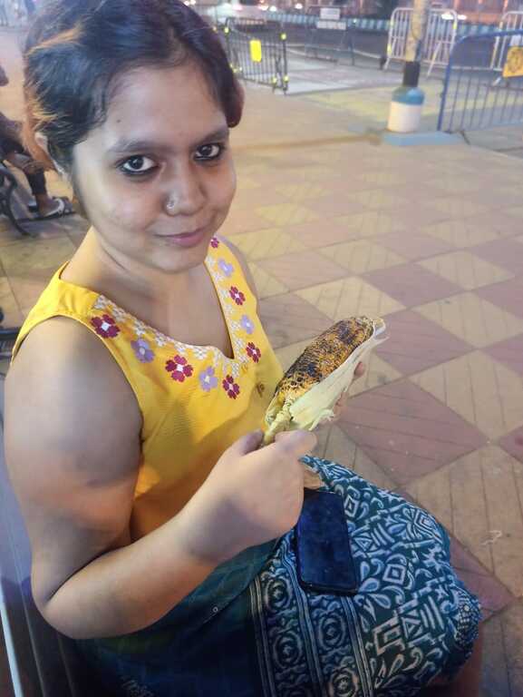 Bhutta/ corn on the cob