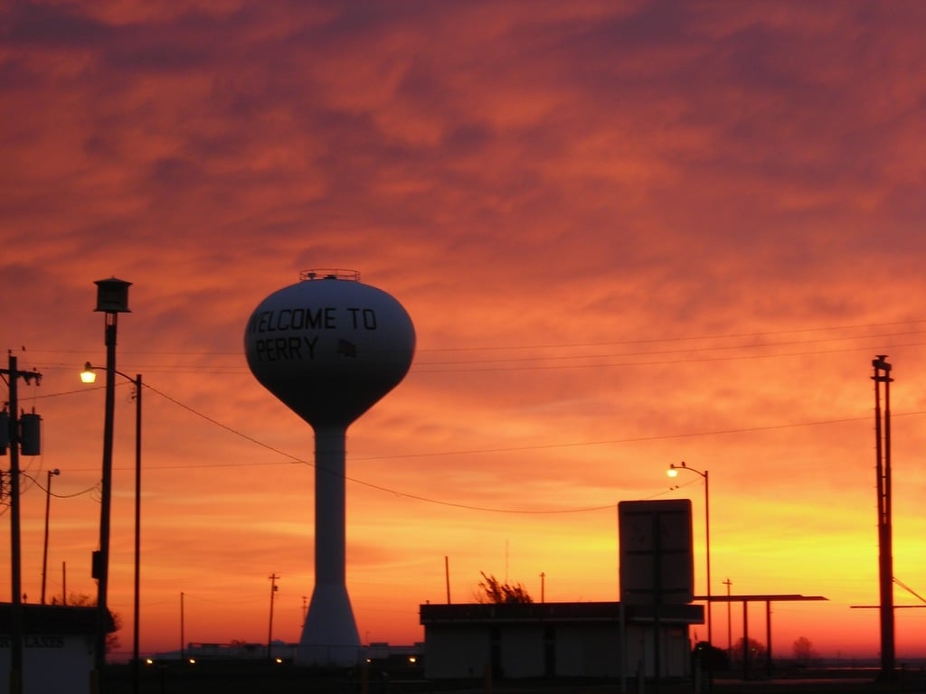 Sunrise in Perry Oklahoma