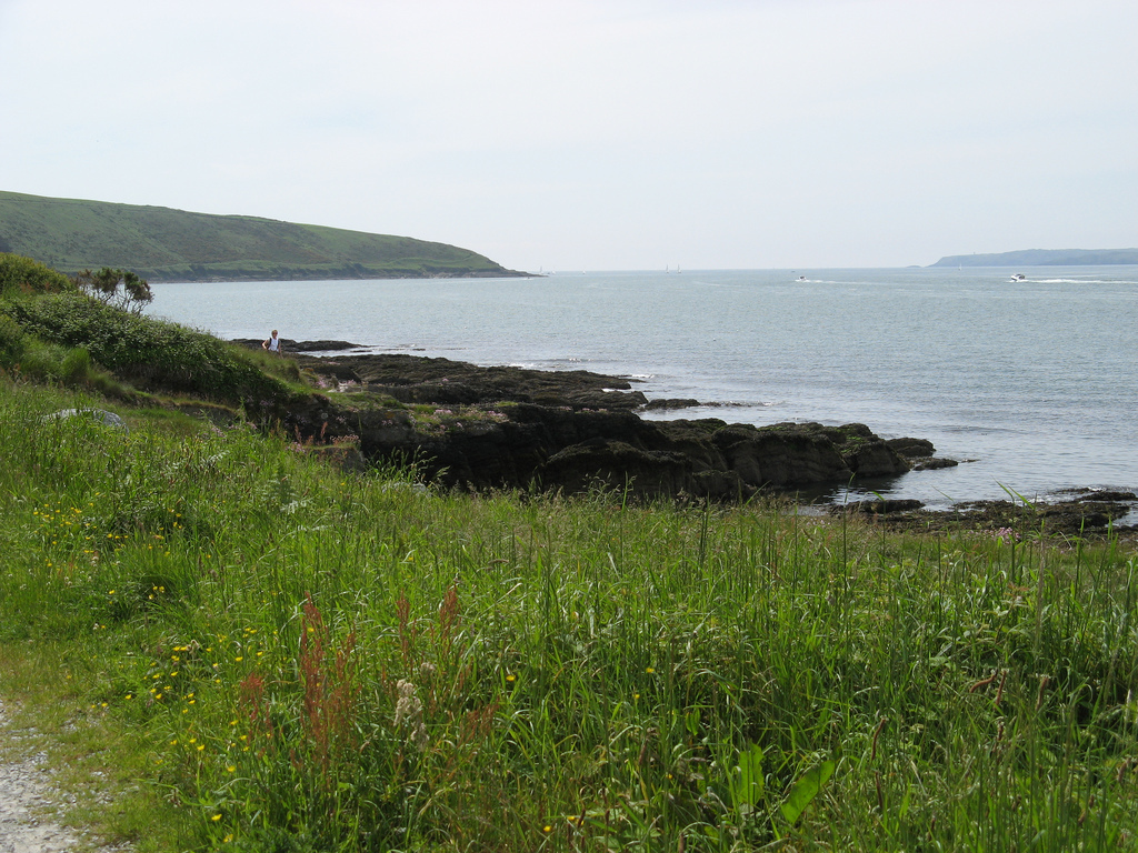 Bandon River meeting the Estuary at Kinsale, Ireland