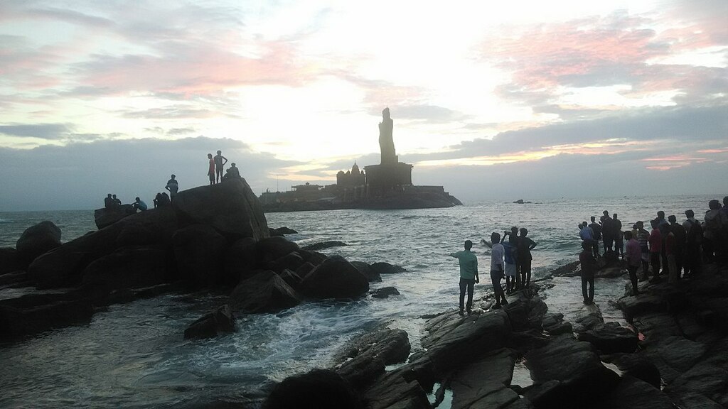 Sunrise at Kanyakumari beach 05