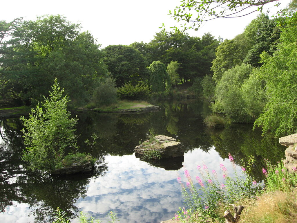 View Over The Japanese Garden Pool