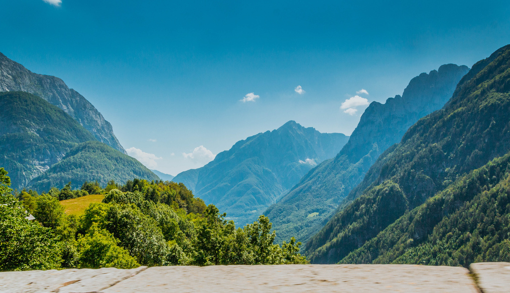 Mountains in Slovenian Alps