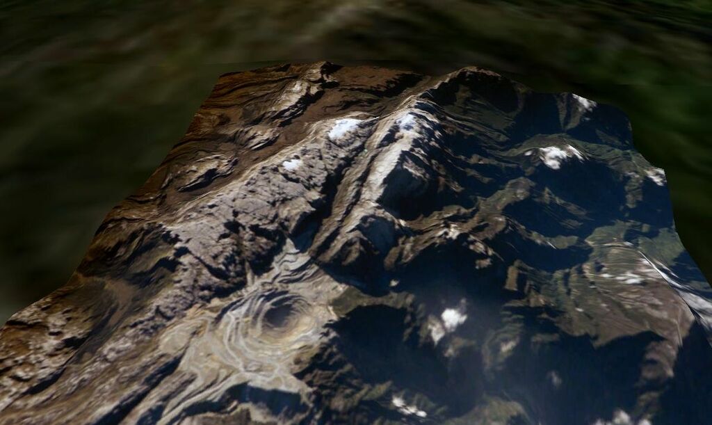 Puncak Jaya (NASA astronaut photograph)