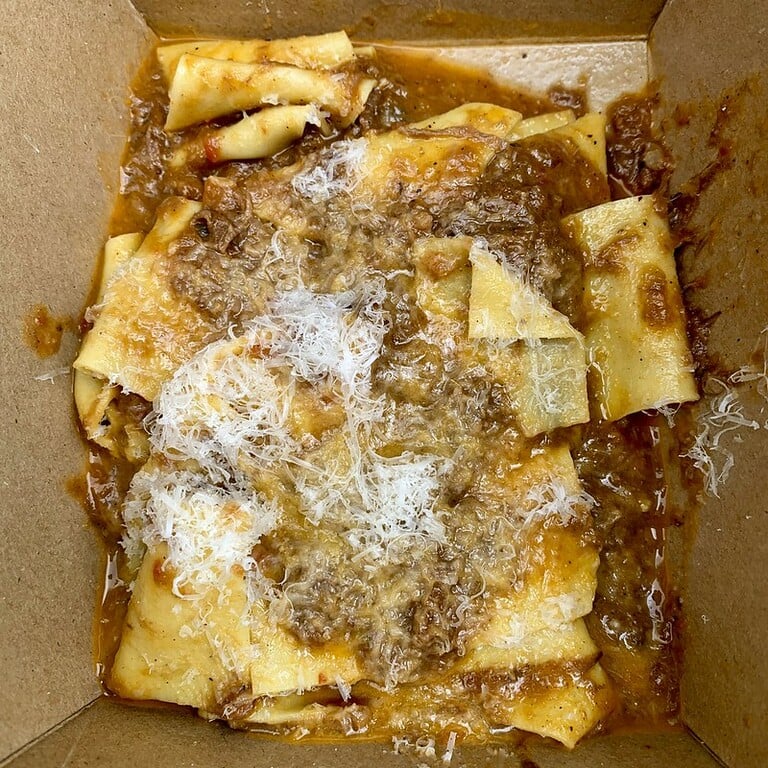 Padella reopens for takeout pasta -- pappardelle ragù
