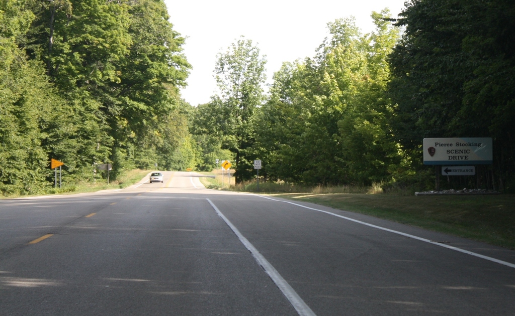 Pierce Stocking Scenic Drive Sign