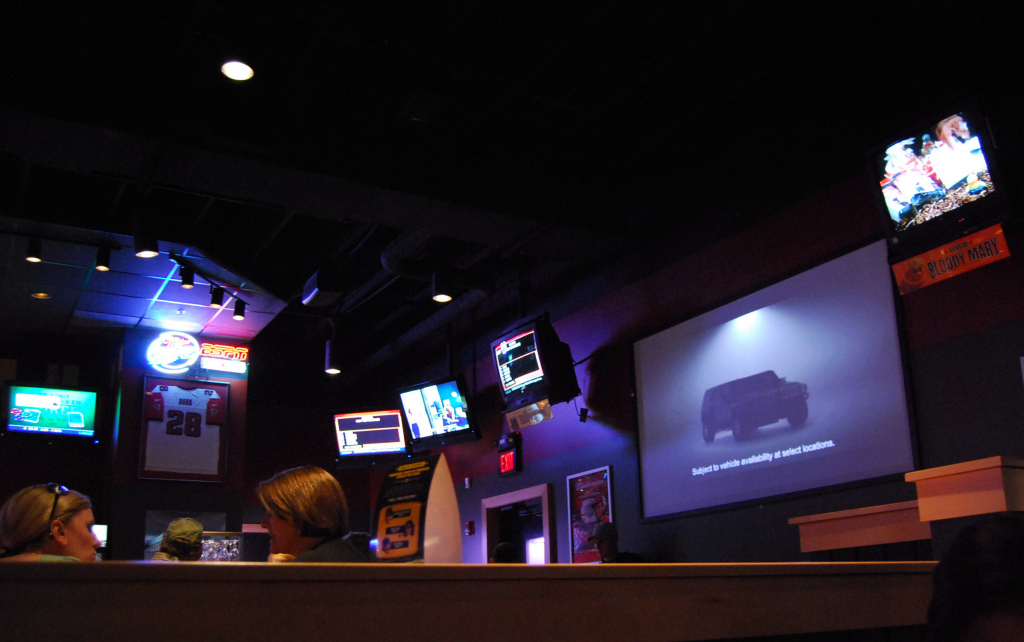 sports bar atmosphere