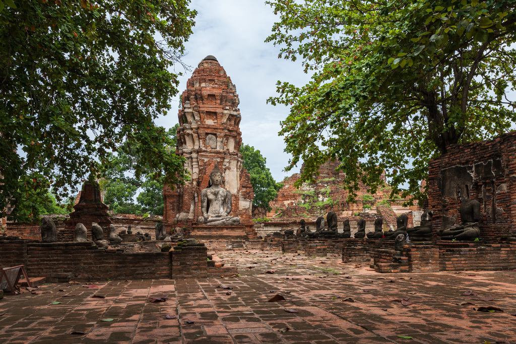 Templo Mahathat, Ayutthaya, Tailandia, 2013-08-23, DD 06
