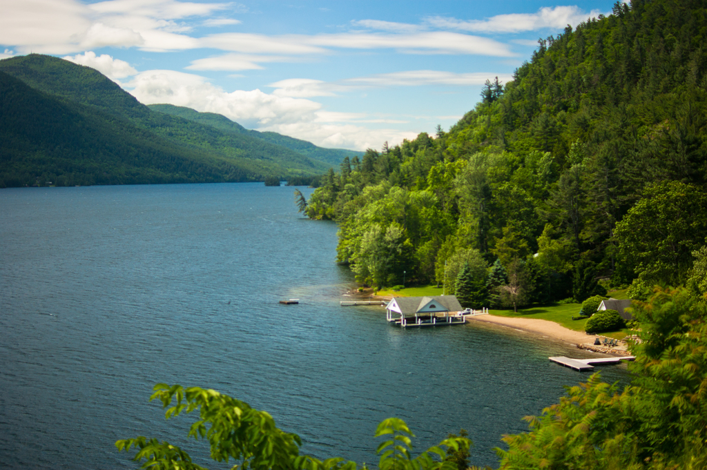 Lake George in The Adirondack Mountains