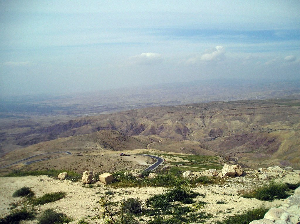 View from Mount Nebo looking at Moses Spring