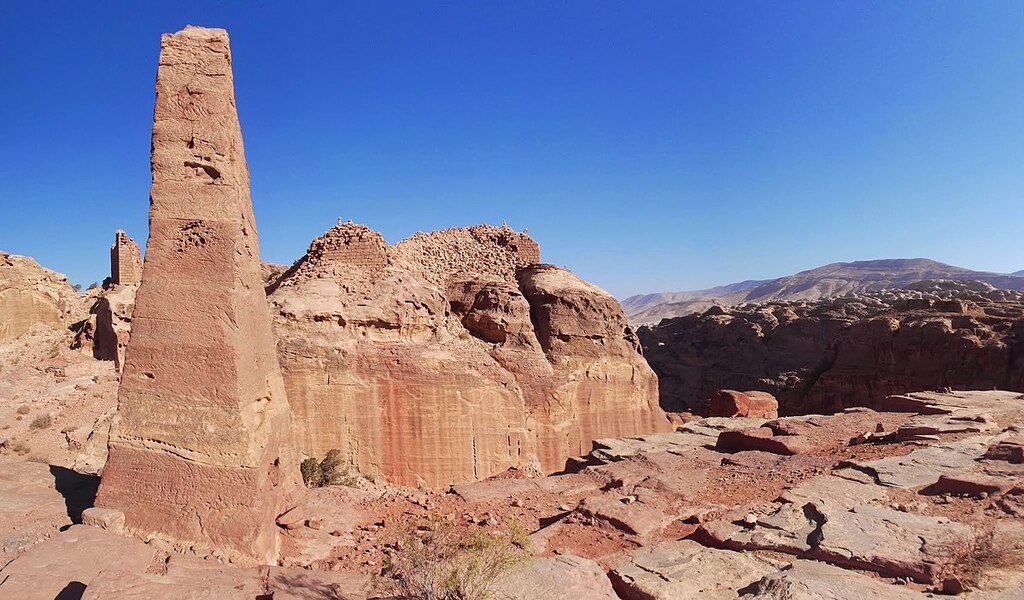 27 Petra High Place of Sacrifice Trail - The Obelisk - panoramio