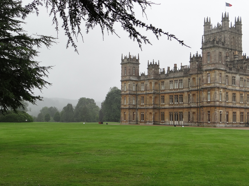 Highclere Castle (aka Downton Abbey in the TV series)