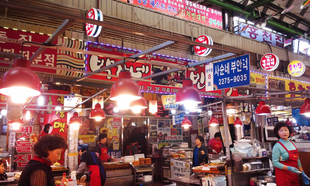Gwangjangmarket stores