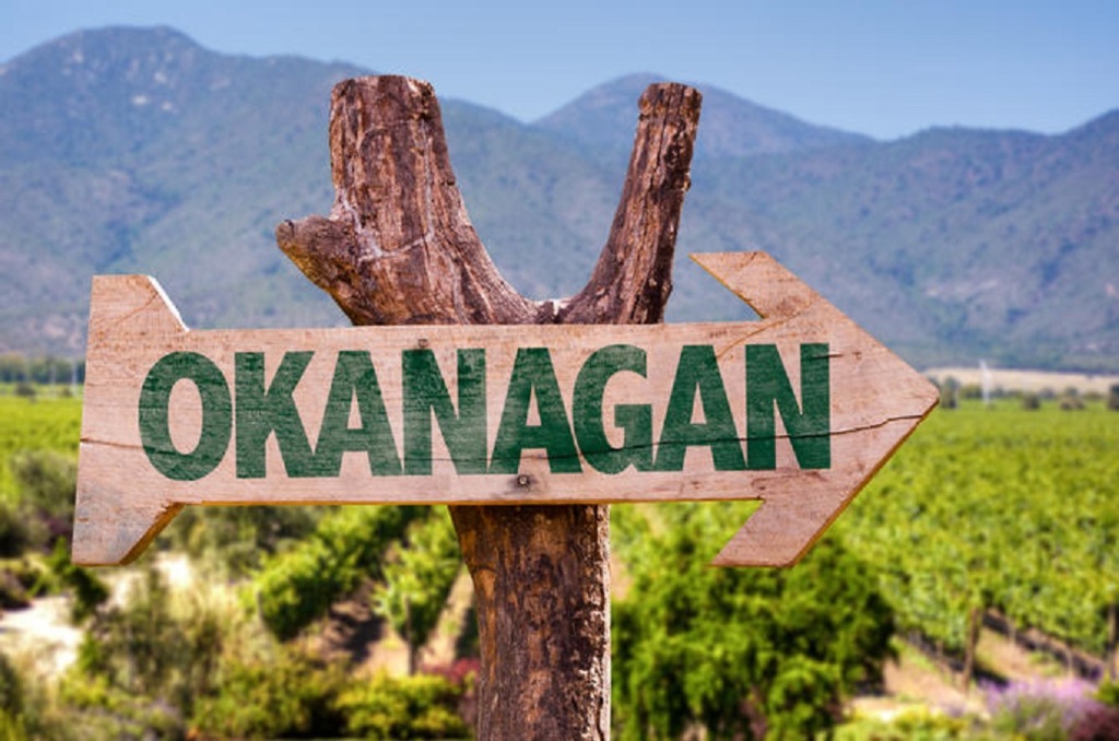Sign to Okanagan