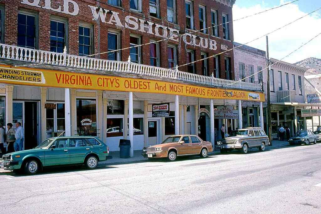 Old Washoe Club in Virginia City (1982)