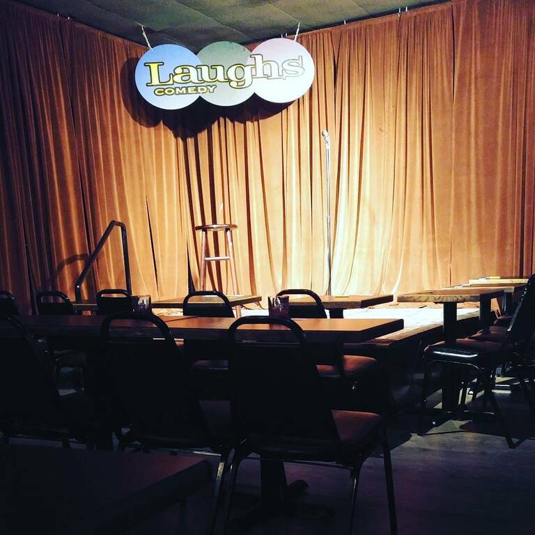 date night ideas in seattle | enjoy some witty local talent at laughs comedy club