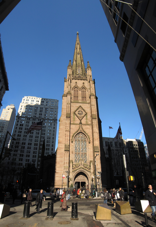 Trinity Church NYC panoramic