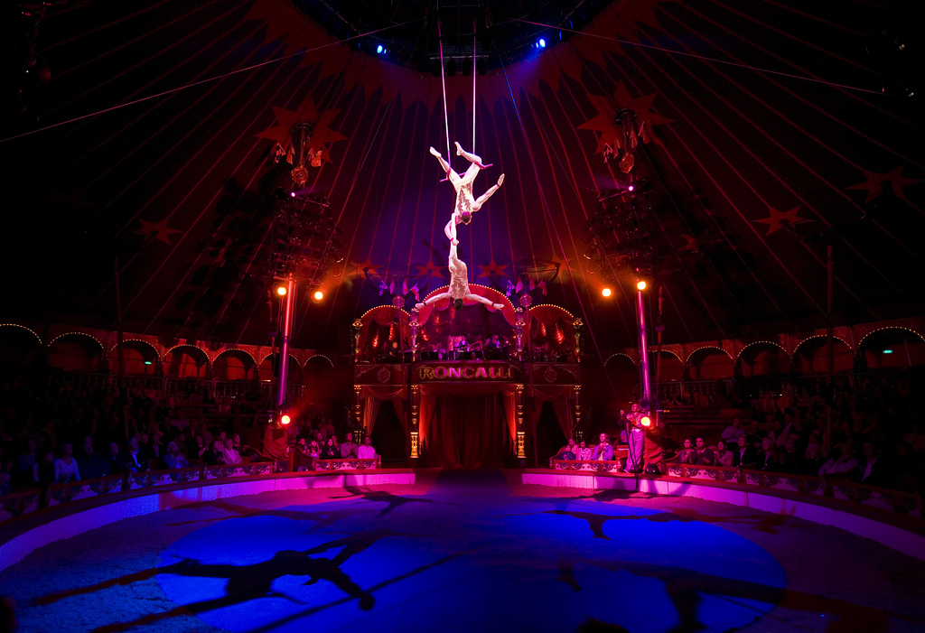 High trapeze act