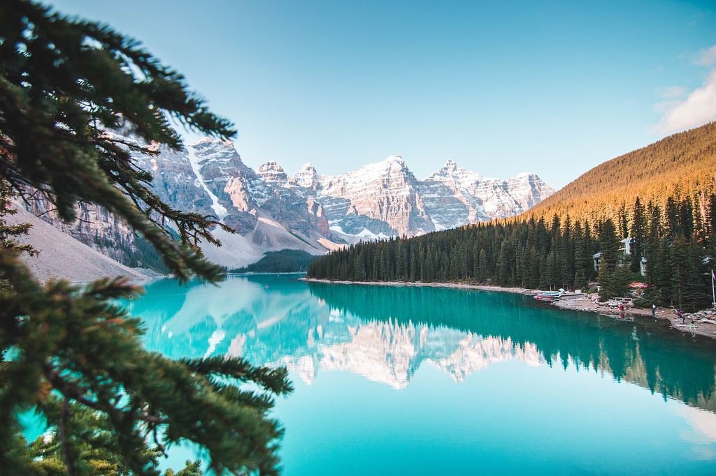 The landscape of Banff National Park