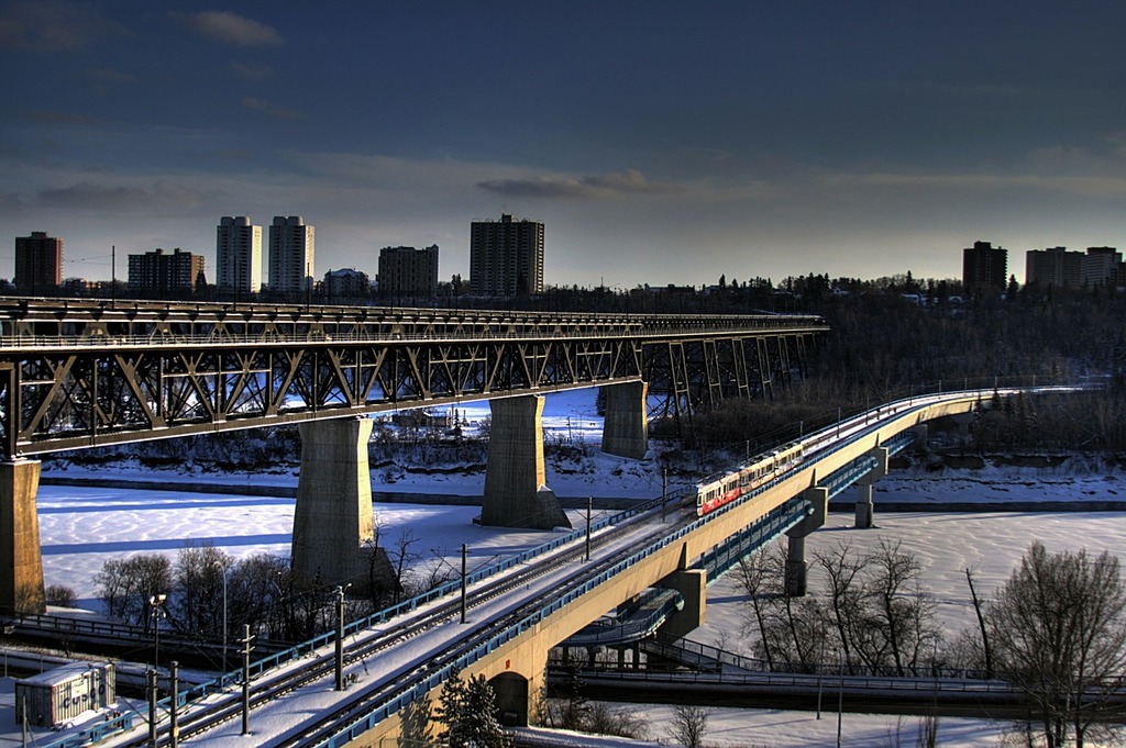 see the winter wonderland from your train seat
