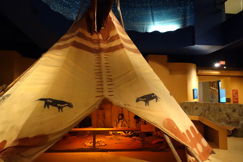 Tipi exhibit - Glenbow Museum
