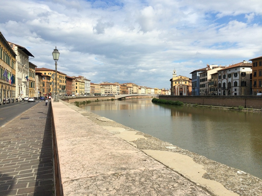 The Banks of The Arno River, Pisa