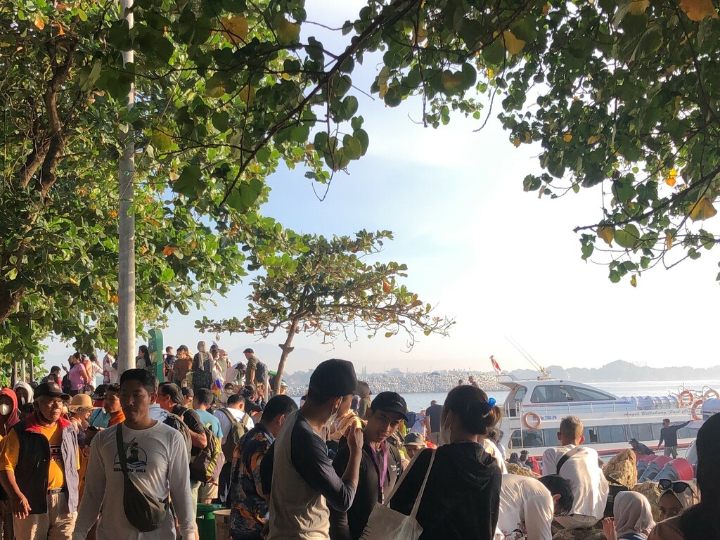 Departing from Sanur Beach, Bali
