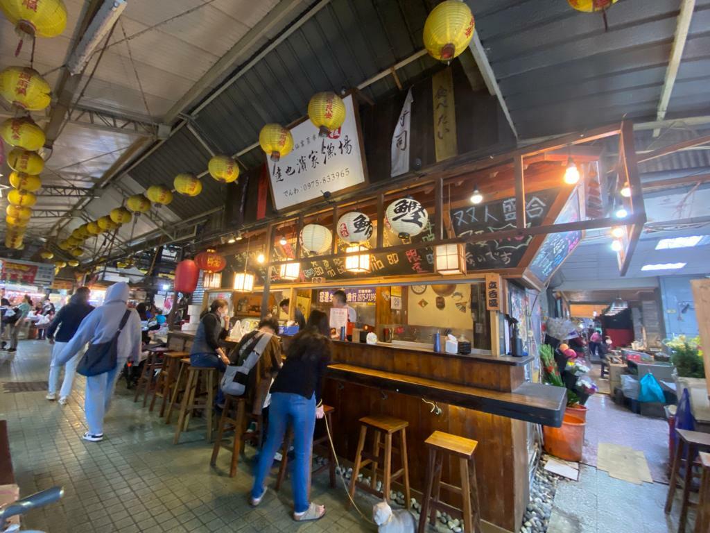 Japanese food stall in the market 