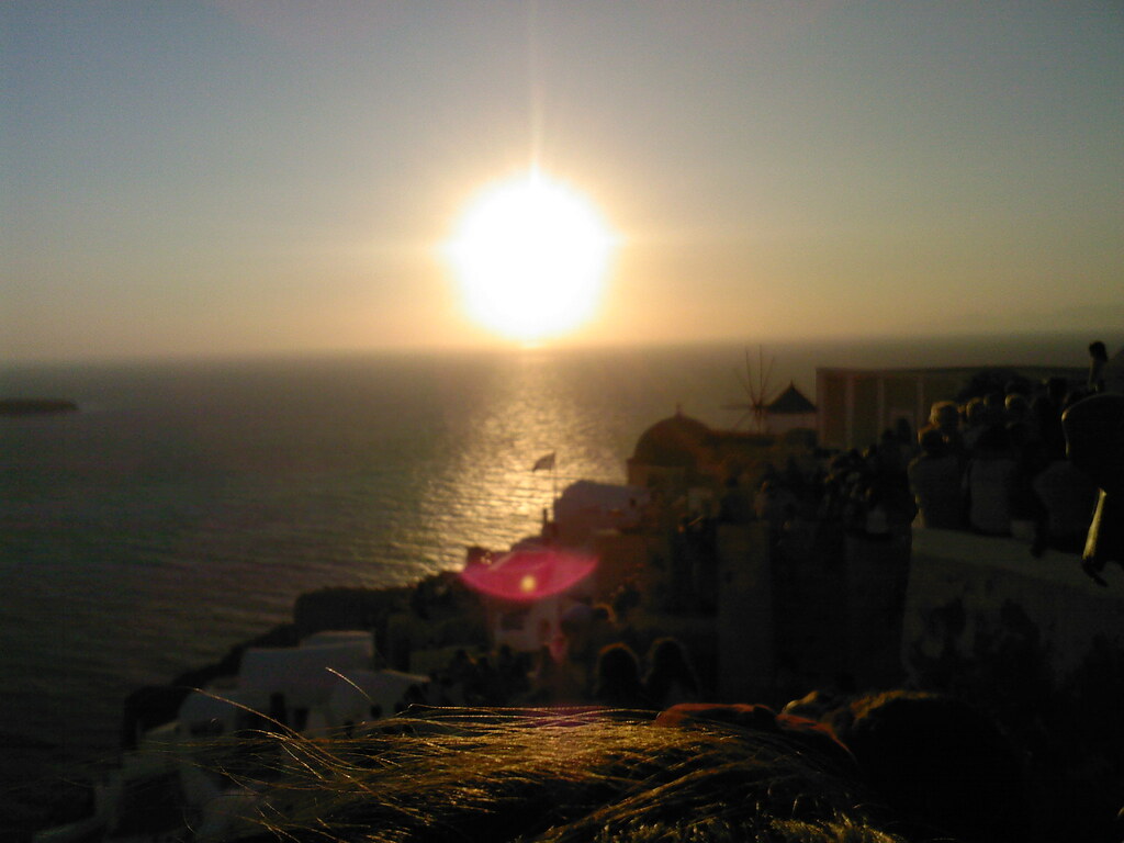 Oia Sunset - Santorini, Greece - August 2008