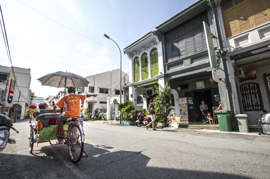 A trishaw ride is a fun and leisurely way to experience Georgetown 
