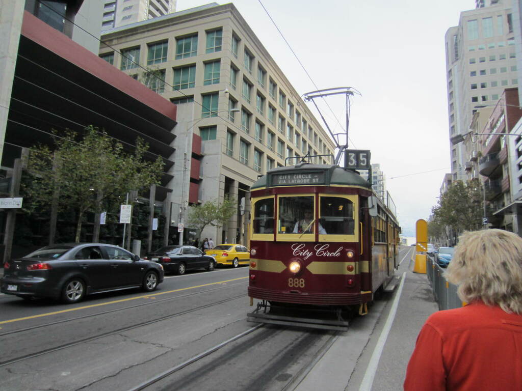 Melbourne city tram