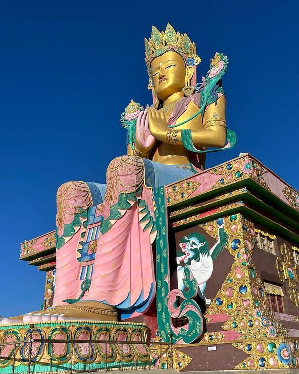 Maitreya Buddha at Diskit Gompa