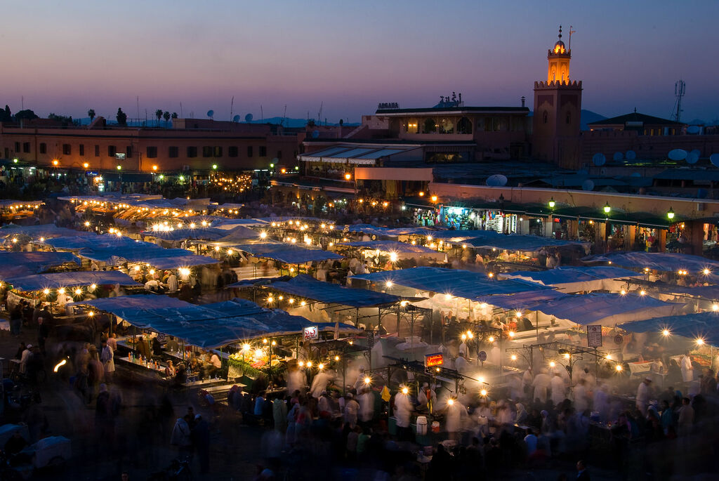 Djemaa El Fna at sunset (2362267954)
