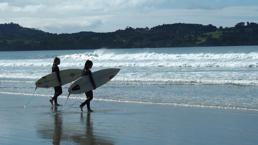 Omaha Beach Surfing