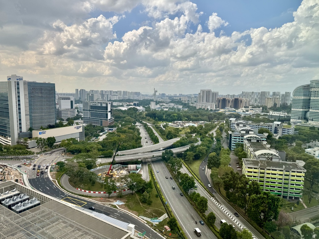 View from studio apartment