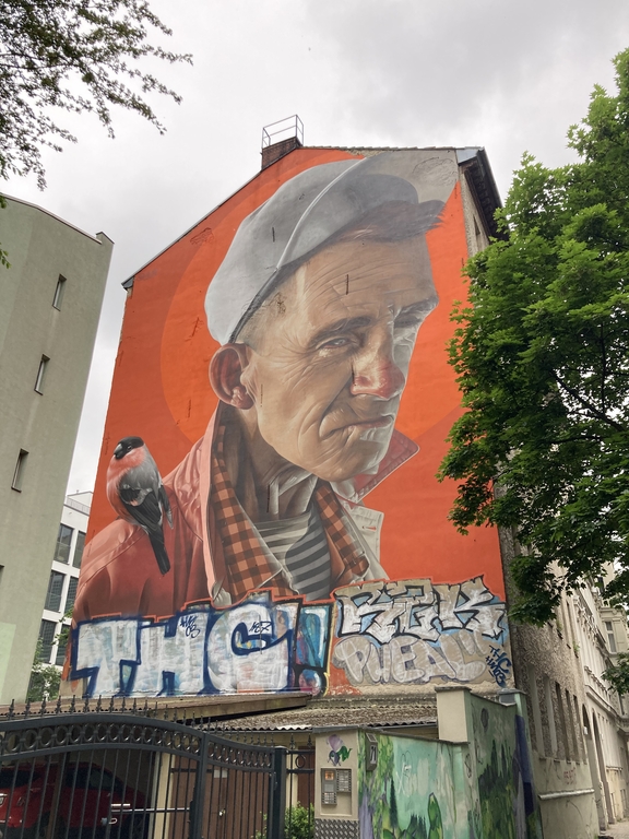 "Old man with Bird" by Smug